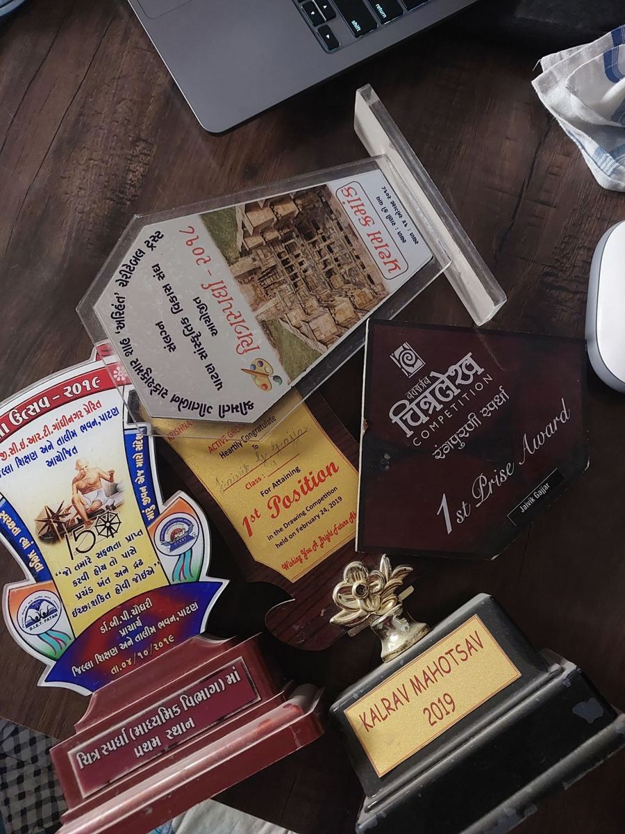 Awards and trophies from earlier years