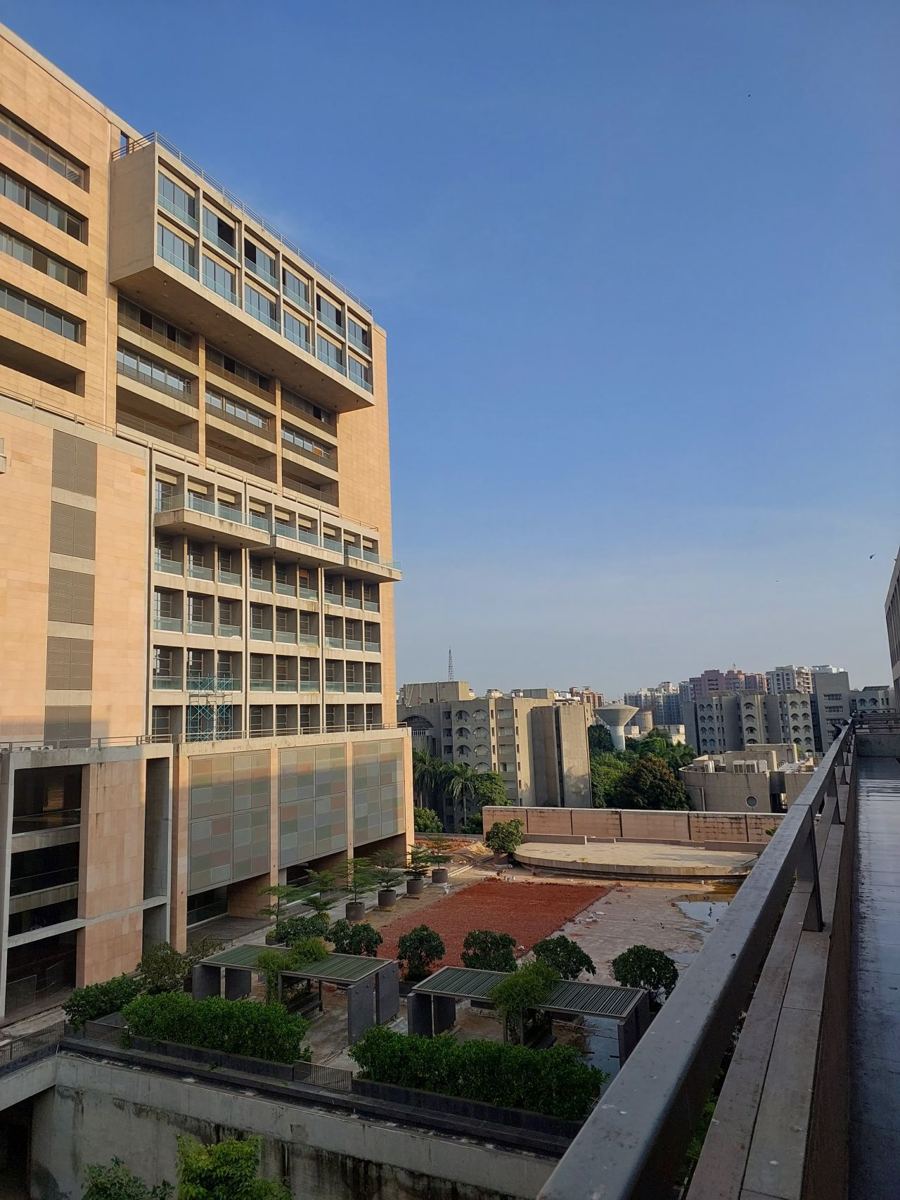 Campus building at Nirma University
